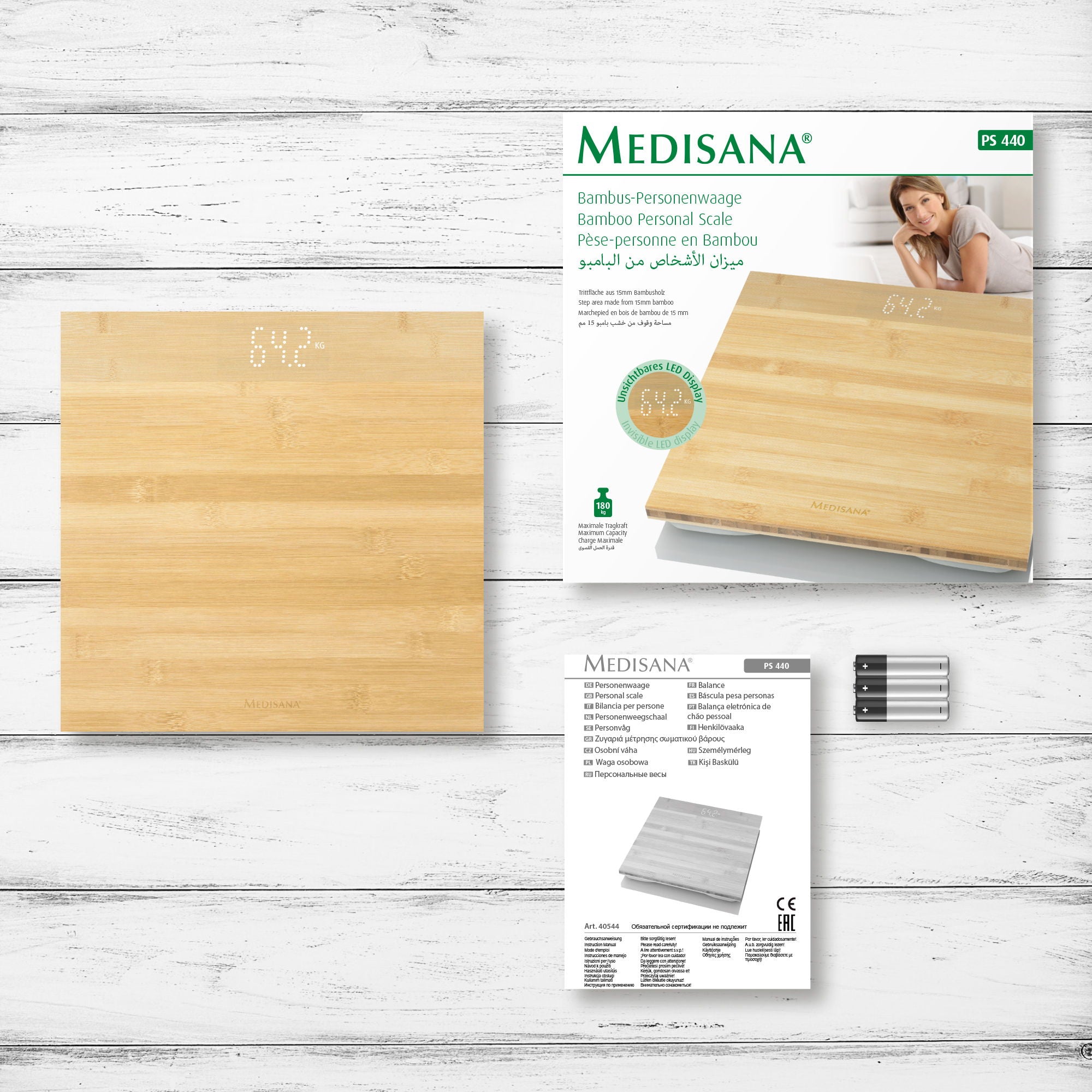 Medisana PS 440 bamboo personal scale
